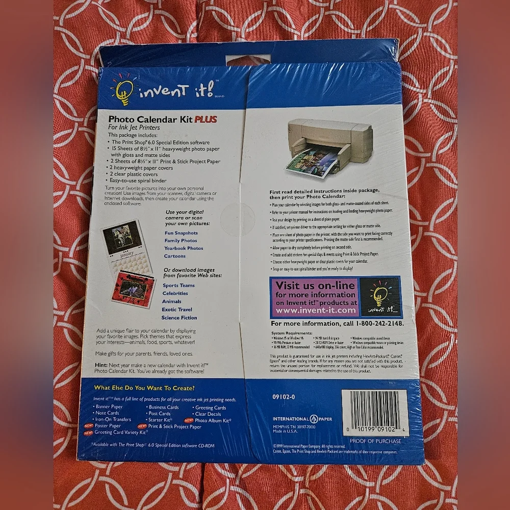 DIY calendar invent it NWT